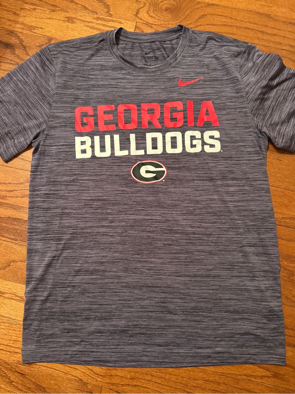 Nike Georgia Bulldogs Heather Charcoal Short-Sleeve Tee